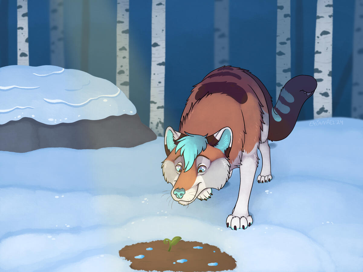 Husband's wolf character